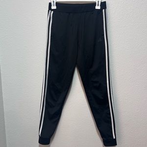 Adidas Youth Black and White Joggers Size 16